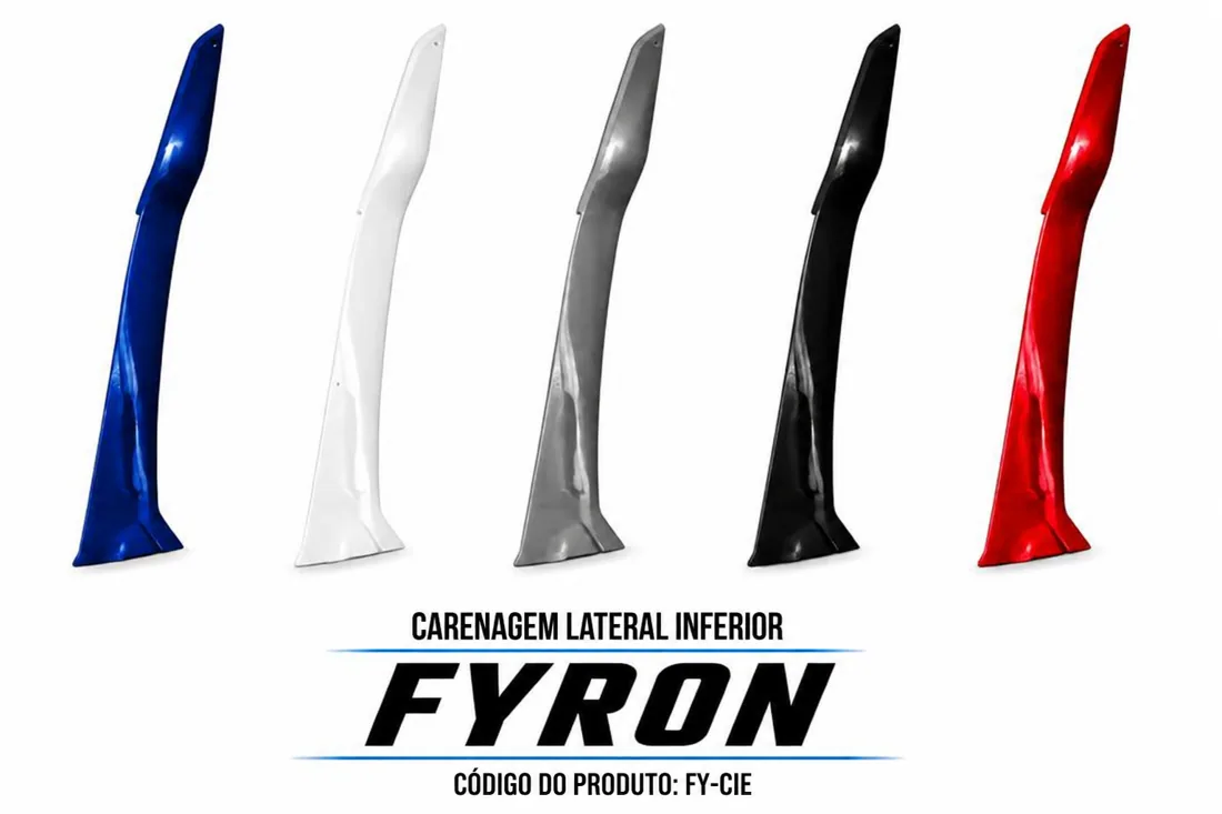 CARENAGEM LATERAL INFERIOR ESQUERDO FYRON — consulte compatibilidade